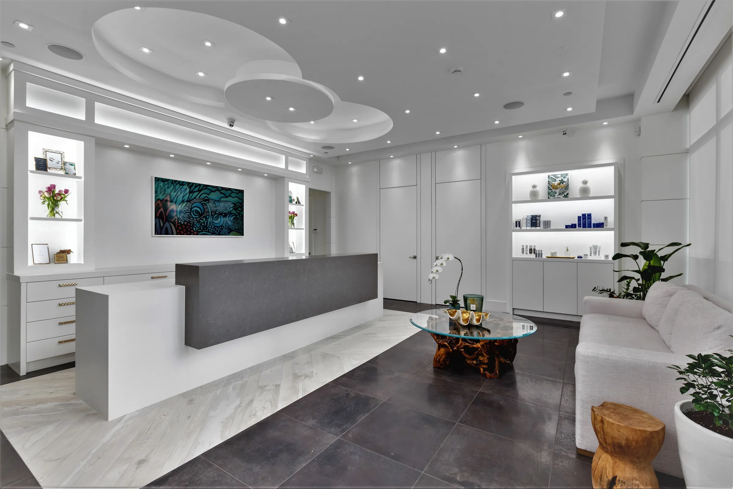 Completed commercial interior