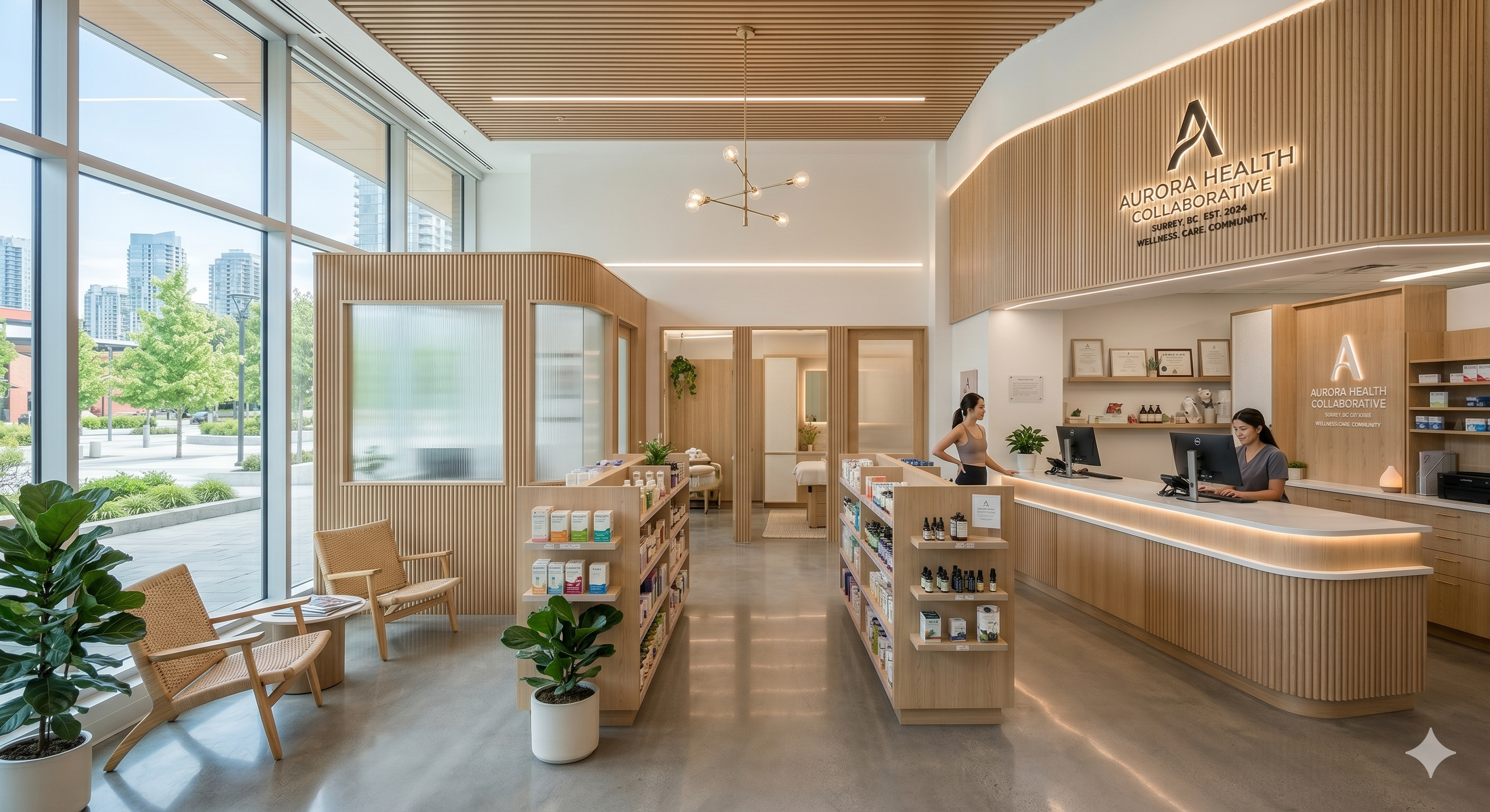 Franchise retail build-out — commercial fit-out interior